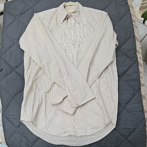 Brooks Brothers Cream Casual Button Down Shirt